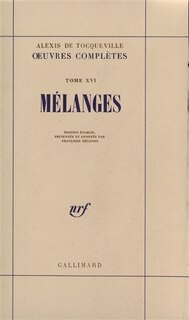 Front cover_Mélanges