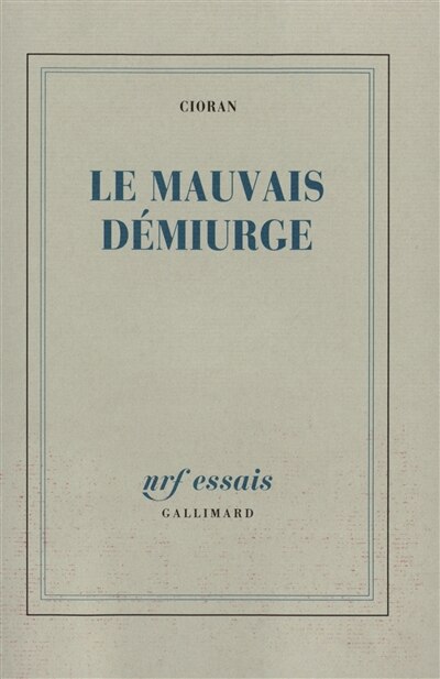 Front cover_Le Mauvais démiurge