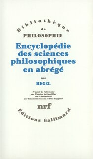 Front cover_Encyclop&eacute;die des sciences philosophiques en abr&eacute;g&eacute; : 1830