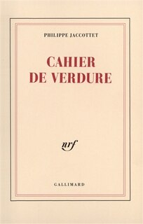 Front cover_Cahier de verdure