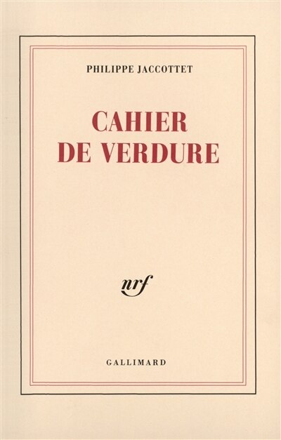 Front cover_Cahier de verdure