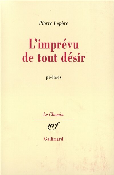 Front cover_L'Imprévu de tout désir
