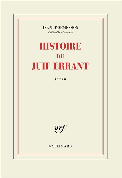 Front cover_Histoire du juif errant