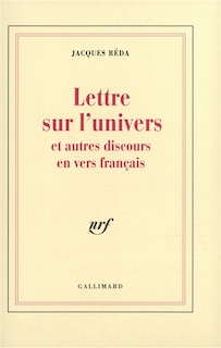 Front cover_Lettre sur l'univers : et autres discours en vers français