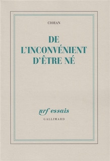 Couverture_De l'inconvénient d'être né