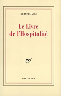 Front cover_Le Livre de l'hospitalité
