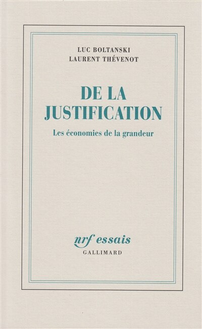 Front cover_De la justification
