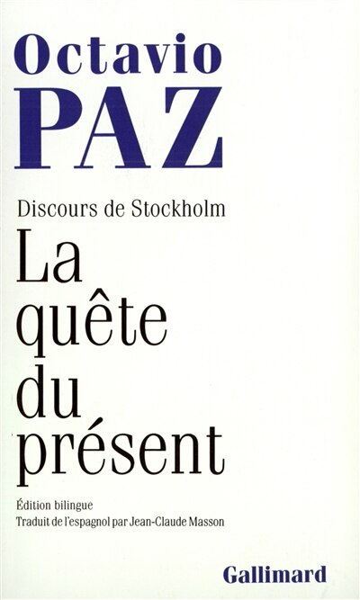 Front cover_La Qu&ecirc;te du pr&eacute;sent