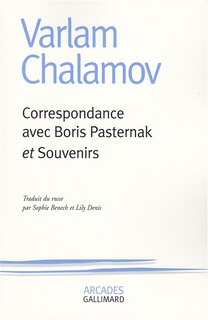 Couverture_Correspondance avec Boris Pasternak ; Souvenirs