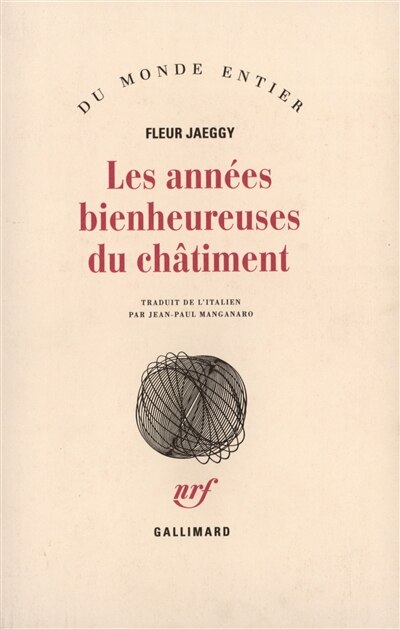 Front cover_Les Années bienheureuses du châtiment