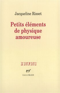 Front cover_Petits éléments de physique amoureuse