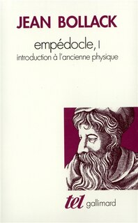Couverture_Empédocle, Vol. 1. Introduction à l'ancienne physique