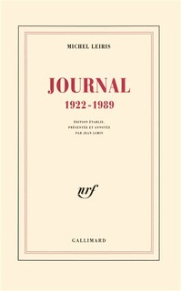 Couverture_Journal : 1922-1989