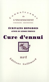 Couverture_Cure d'ennui : écrivains hongrois autour de Sandor Férenczi
