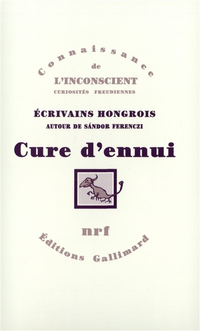 Couverture_Cure d'ennui : écrivains hongrois autour de Sandor Férenczi