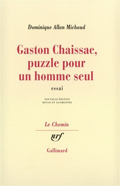 Front cover_Gaston Chaissac, puzzle pour un homme seul