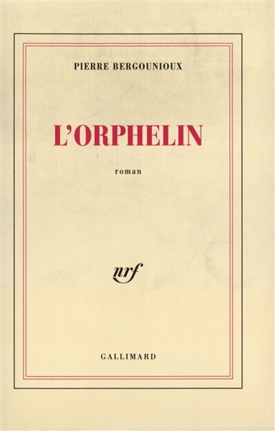 Front cover_L'Orphelin