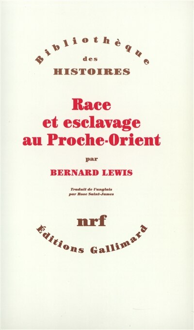 Front cover_Race et esclavage au Proche-Orient