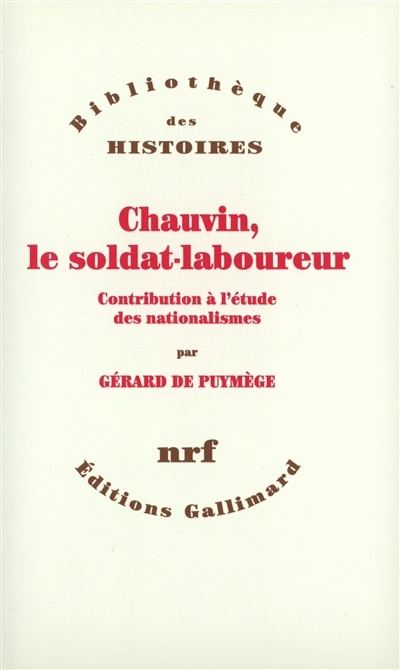 Couverture_Chauvin, le soldat-laboureur : contribution à l'étude des nationalismes