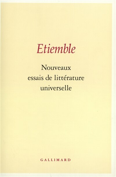 Couverture_Nouveaux essais de littérature universelle