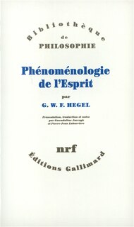 Front cover_Phénoménologie de l'esprit