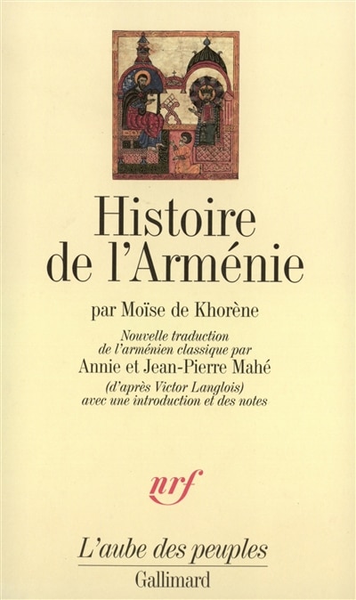 Front cover_Histoire de l'Arménie
