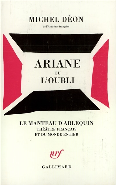 Couverture_Ariane ou l'Oubli