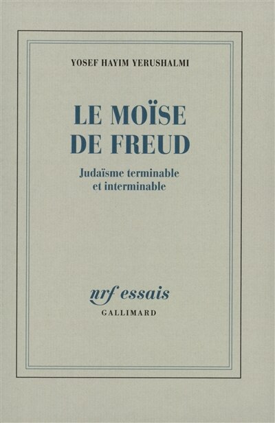 Front cover_Le Moïse de Freud : judaïsme terminable et interminable