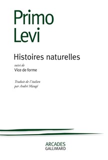 Couverture_Histoires naturelles ; Vice de forme