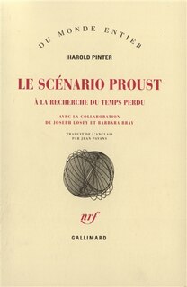 Front cover_Le scénario Proust : A la recherche du temps perdu