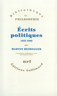 Couverture_Ecrits politiques : 1933-1966