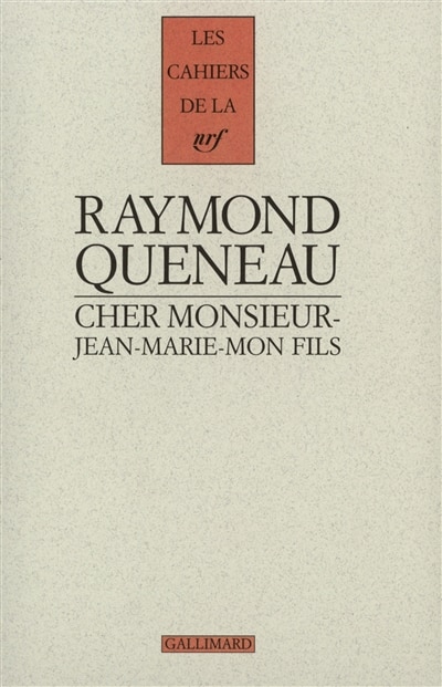 Front cover_Cher monsieur-Jean-Marie mon fils : lettres 1938-1971