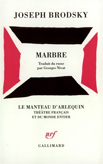 Front cover_Marbre : pièce en trois actes