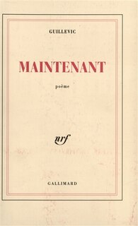 Front cover_Maintenant