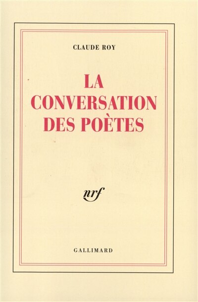 Front cover_La Conversation des poètes