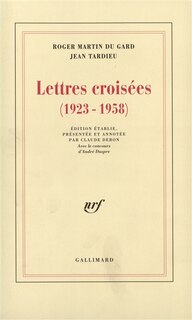 Front cover_Lettres croisées : 1923-1958