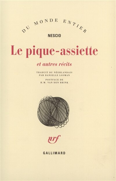 Front cover_Le pique-assiette : et autres r&eacute;cits