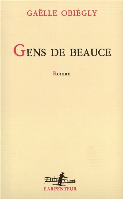 Front cover_Gens de Beauce