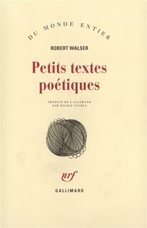 Front cover_Petits textes poétiques