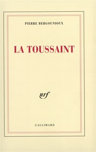 Front cover_La Toussaint