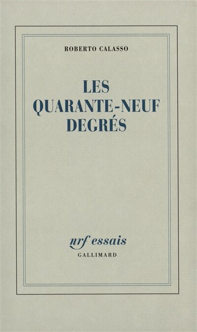 Front cover_Les quarante-neufs degrés