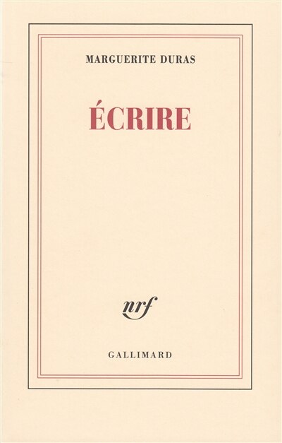 Front cover_Ecrire