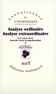 Front cover_Analyse ordinaire, analyse extraordinaire