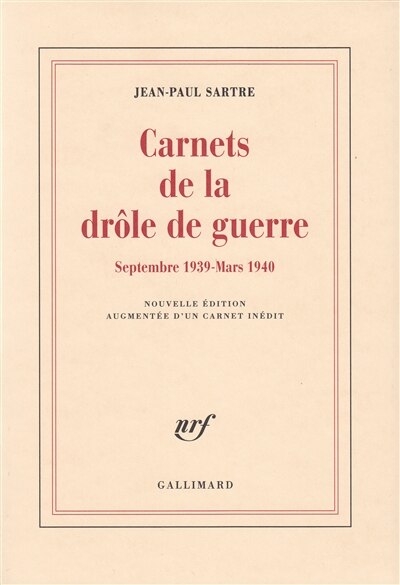 Couverture_Carnets de la drôle de guerre : novembre 1939-mars 1940