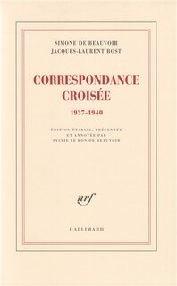 Couverture_Correspondance croisée : 1937-1940