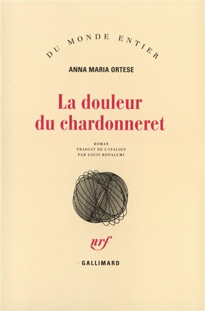 Front cover_La douleur du chardonneret