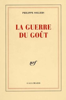 Front cover_La Guerre du goût
