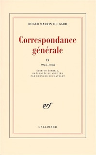 Front cover_Correspondance générale, Vol. 09. 1945-1950