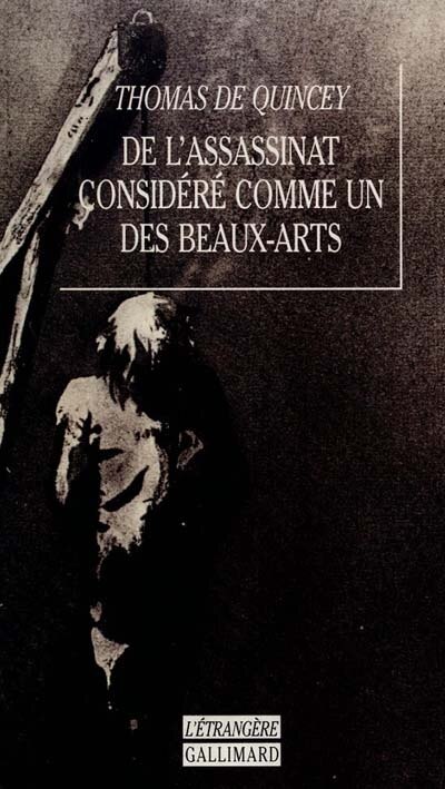 Couverture_De l'assassinat considéré comme un des beaux-arts