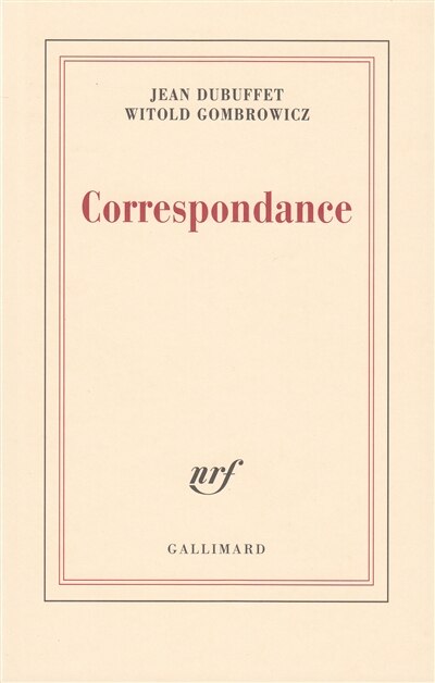 Front cover_Correspondance